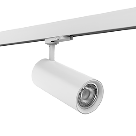 Cветильник LED "ВАРТОН" трек TT-02 2.0 30 Вт 260*74*80 мм 4000K угол 18 градусов RAL9003 белый матовый