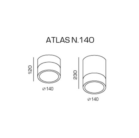 Светодиодный светильник ATLAS N140.120.20
